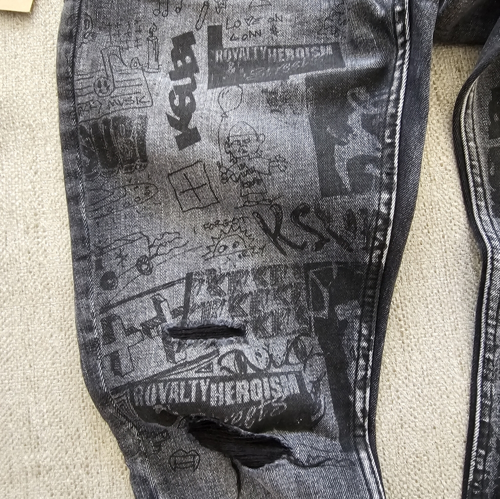 Ksubi Van Winkle Mash Up Jean's Sz.33 - Picture 3 of 4